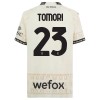 Original Fußballtrikot AC Mailand Fikayo Tomori 23 4.trikot 2023-24 Weiße Für Herren